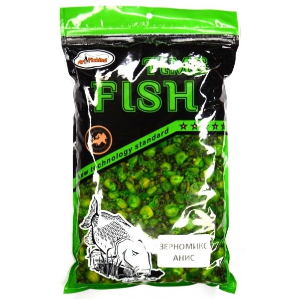 Зерномикс для ловли рыбы, Art Fishing, 500г, вкус Анис